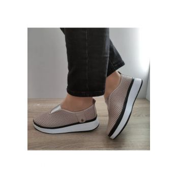 Pantofi Casual Dama  31-106 Bej - Bej -