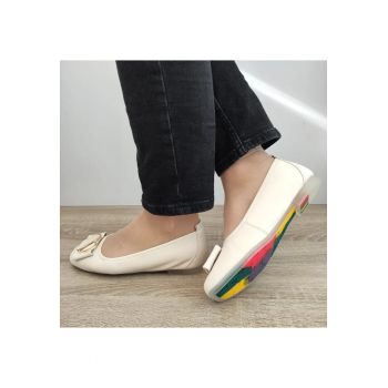 Pantofi Casual Dama  460011B 52-N Bej - Bej -