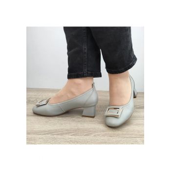 Pantofi Eleganti Dama  440011E 14-N Gri - Gri -