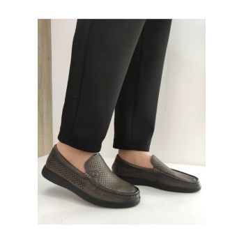 Pantofi Perforati Barbati  891-L008 Grey - Gri