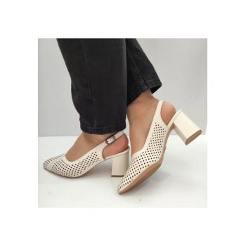Sandale Elegante Dama  050 991 Crem - Crem -