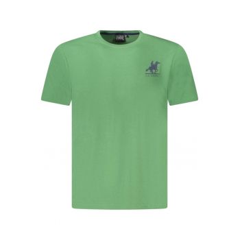 Tricou barbati simplu din bumbac cu logo