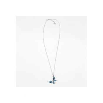 Colier cu fluture albastru -  Paris