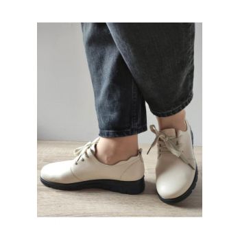 Pantofi Casual Dama  21072 Crem - Crem - ieftini