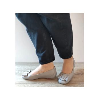 Pantofi Casual Dama  460014C 14-N Gri - Gri -