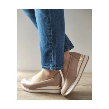 Pantofi Casual Dama  860007C 03-N Bej Apricot - Bej -