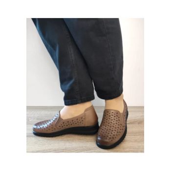 Pantofi Casual Perforati Dama  460006C B2-N Grej - Gri -