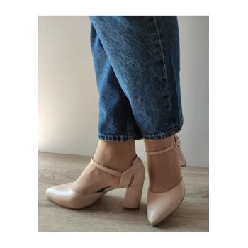 Pantofi Eleganti Dama  30216 Nude Ivoar - Nude -