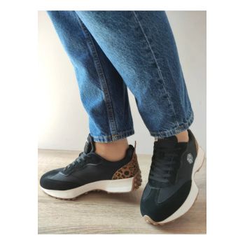 Pantofi Sport Dama  27555 Negri + Bleumarin - Negru -