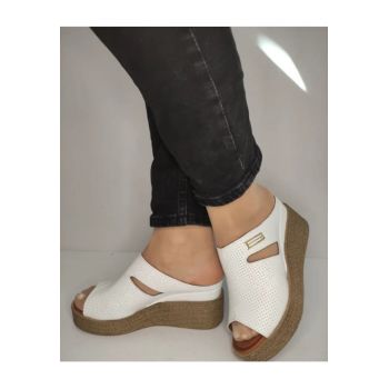 Saboti Casual Dama  018 1207P Albi - Alb -