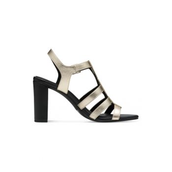 Sandale elegante dama  2-28319-44 - piele ecologica - aurii