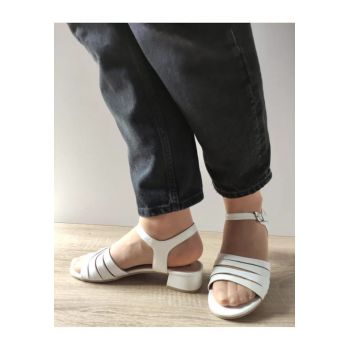 Sandale Elegante Dama  28206-44 Albe - Alb - ieftini