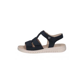 Sandale wedge de piele