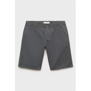 Bermude slim-fit din bumbac
