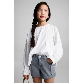 Blugi scurti cu model uni