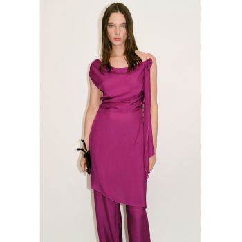 Bluza asimetrica vaporoasa