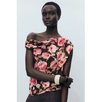 Bluza cu imprimeu floral