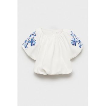 Bluza cu maneci brodate