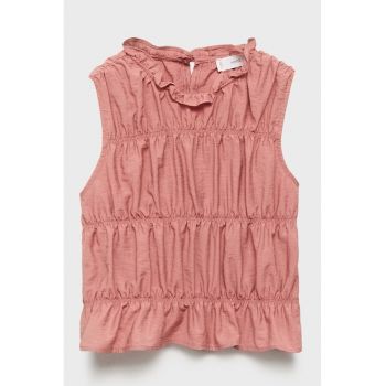 Bluza din amestec de in cu striatii