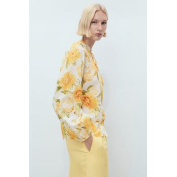 Bluza din bumbac cu model floral