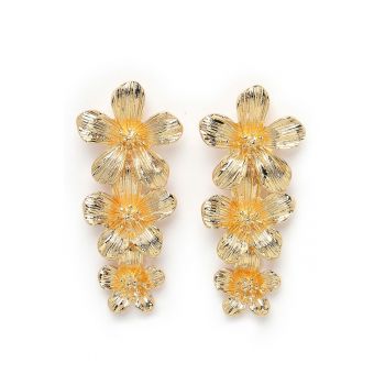 Cercei drop in forma de floare