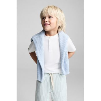 Pantaloni scurti de bumbac cu dungi