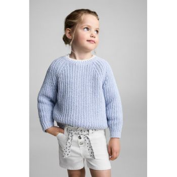 Pantaloni scurti din denim cu cordon