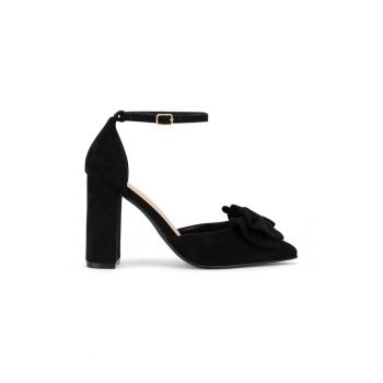 Pantofi dama -  590559 - Piele naturala - Negru -