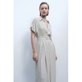 Rochie-camasa midi cu o curea