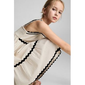 Rochie midi cu croiala in A