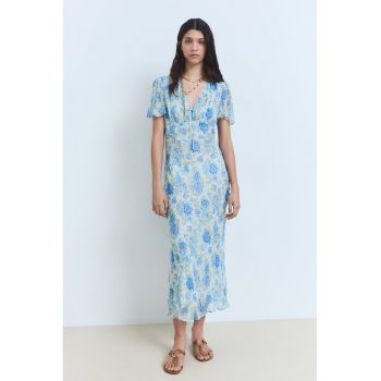 Rochie midi cu model floral