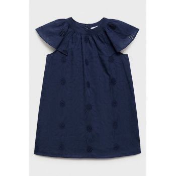 Rochie uni cu maneci scurte