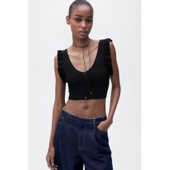 Top crop tricotat