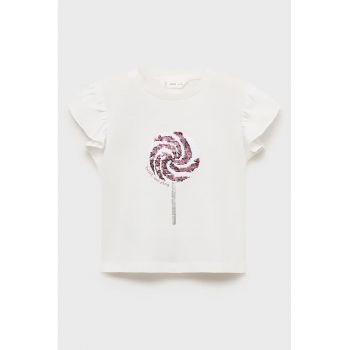 Tricou cu aplicatii din paiete