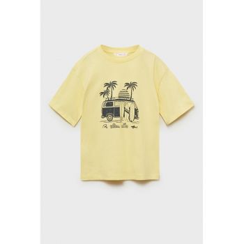 Tricou cu model tropical