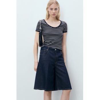Tricou de bumbac cu dungi