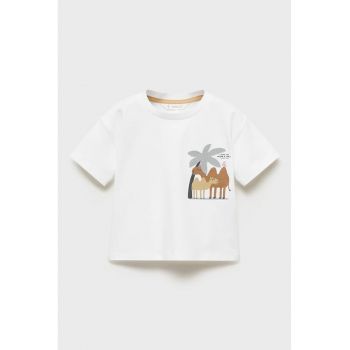 Tricou de bumbac cu model grafic