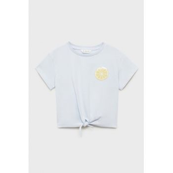 Tricou de bumbac cu paiete