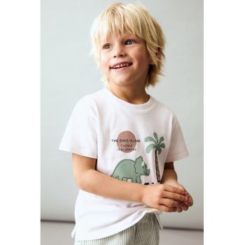 Tricou din bumbac cu design grafic