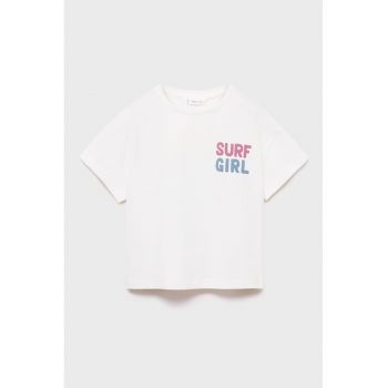 Tricou din bumbac cu imprimeu grafic pe partea din spate