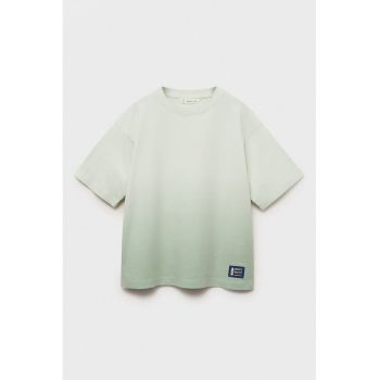 Tricou din bumbac cu model in degrade
