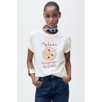 Tricou lejer cu imprimeu