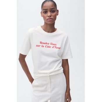 Tricou lejer cu imprimeu