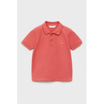 Tricou polo din bumbac pique