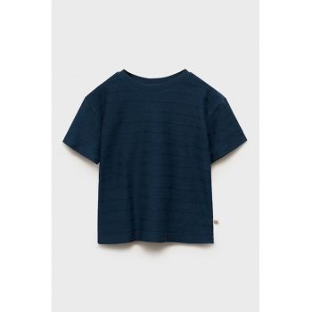 Tricou texturat de bumbac