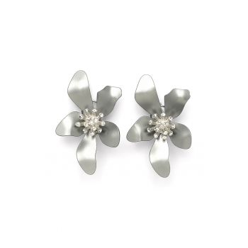 Cercei de aluminiu in forma de floare