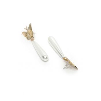 Cercei drop placati cu aur de 18K