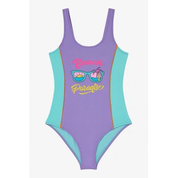 Costum de baie cu design grafic