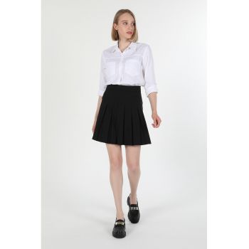 Fusta mini cu pliuri