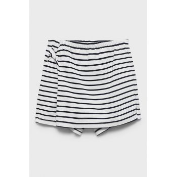 Fusta-pantalon cu model in dungi